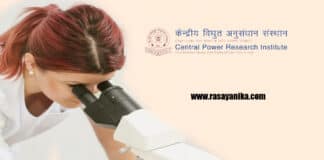 CPRI SRF/JRF Job Vacancy Announced - Chemistry & Chemical Engineering
