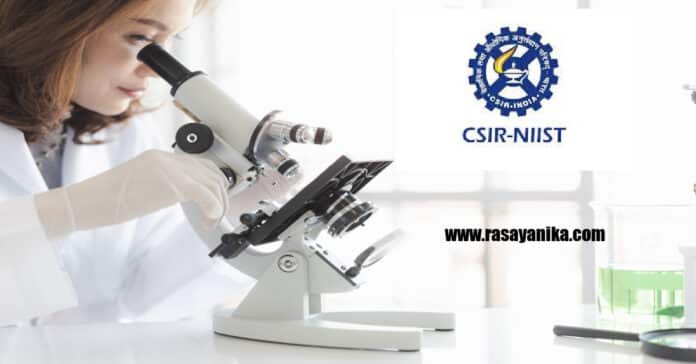 CSIR NIIST Vacancies 2022 - MSc Chemistry Project Associate Post