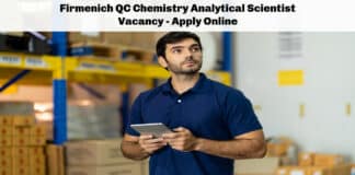 Firmenich QC Chemistry Analytical Scientist Vacancy - Apply Online