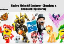 Hasbro Hiring QA Engineer - Chemistry & Chemical Engineering