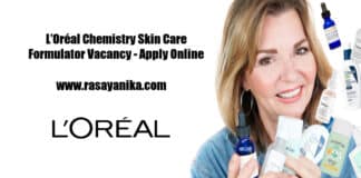 L’Oréal Chemistry Skin Care Formulator Vacancy - Apply Online