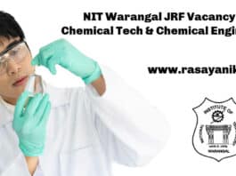 NIT Warangal JRF Vacancy