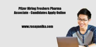 Pfizer Hiring Freshers Pharma Associate - Candidates Apply Online