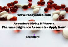 Accenture Hiring B Pharma Pharmacovigilance Associate - Apply Now !