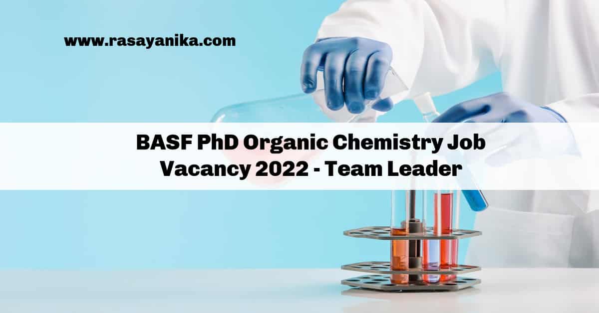 phd organic chemistry job opportunities