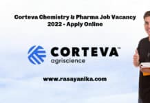 Corteva Chemistry & Pharma Job Vacancy 2022 - Apply Online