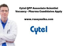 Cytel QPP Associate Scientist Vacancy - Pharma Candidates Apply