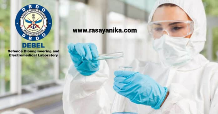 DRDO-Defence Bioengineering and Electromedical Laboratory Hiring Chemistry Research Fellow