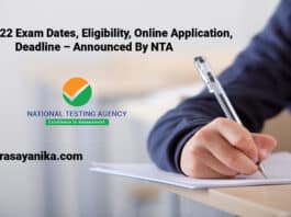 GPAT 2022 Exam Dates, Eligibility, Online Application, Deadline – Announced By NTA