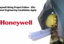 Honeywell Hiring Project Fellow - BSc Chemical Engineering Candidates Apply