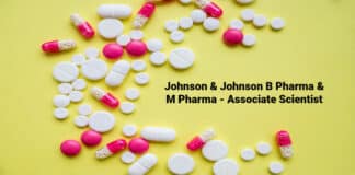 Johnson & Johnson B Pharma & M Pharma - Associate Scientist