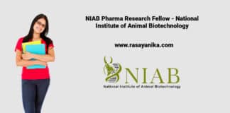 NIAB Pharma Research Fellow - National Institute of Animal Biotechnology