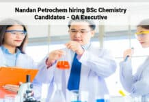 Nandan Petrochem hiring BSc Chemistry Candidates - QA Executive