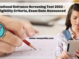 National Entrance Screening Test 2022 - Eligibility Criteria, Exam Date Announced