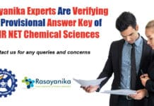 Verify CSIR-NET Answer Key - Rasayanika Experts Are Solving BTS