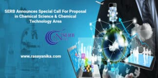 SERB Announces Special Call For Proposal in Chemical Science & Chemical Technology Area