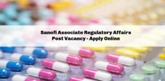 Sanofi Associate Regulatory Affairs Post Vacancy - Apply Online
