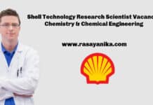 Shell Technology Research Scientist Vacancy - Chemistry & Chemical Engineering