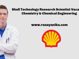 Shell Technology Research Scientist Vacancy - Chemistry & Chemical Engineering