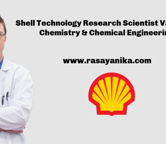 Shell Technology Research Scientist Vacancy - Chemistry & Chemical Engineering