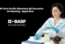 BASF Asia Pacific Chemistry QC Executive Job Opening - Apply Now