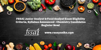 FSSAI Junior Analyst & Food Analyst Exam Eligibility Criteria, Syllabus Announced - Chemistry Candidates Register Now!