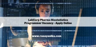 LabCorp Pharma Biostatistics Programmer Vacancy - Apply Online