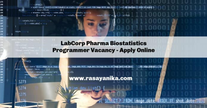 LabCorp Pharma Biostatistics Programmer Vacancy - Apply Online