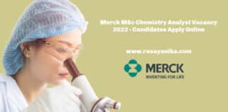 Merck MSc Chemistry Analyst Vacancy 2022 - Candidates Apply Online
