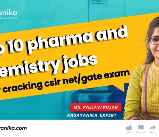 pharma and chemistry jobs after NET