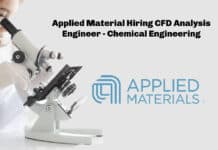 Applied Material Hiring CFD Analysis Engineer - Chemical Engineering