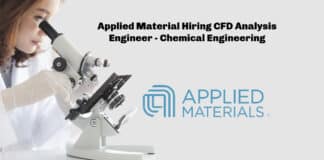 Applied Material Hiring CFD Analysis Engineer - Chemical Engineering