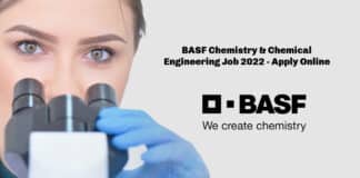 BASF Chemistry & Chemical Engineering Job 2022 - Apply Online