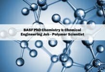 BASF PhD Chemistry & Chemical Engineering Job - Polymer Scientist