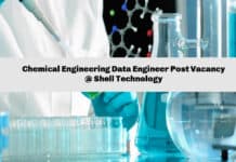 Chemical Engineering Data Engineer Post Vacancy @ Shell Technology