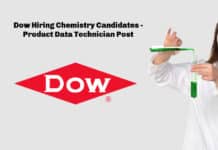 Dow Hiring Chemistry Candidates - Product Data Technician Post