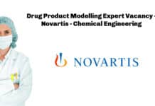 Drug Product Modelling Expert Vacancy - Novartis - Chemical Engineering