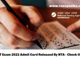GPAT Exam 2022 Admit Card Released By NTA - Check Out Here How to Download