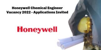 Honeywell Chemical Engineer Vacancy 2022 - Applications Invited