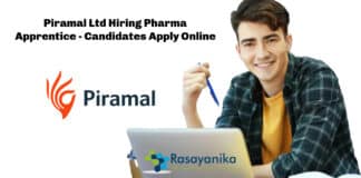 Piramal Ltd Hiring Pharma Apprentice - Candidates Apply Online