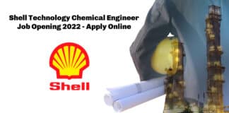 Shell Technology Chemical Engineer Job Opening 2022 - Apply Online