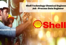 Shell Technology Chemical Engineering Job - Process Data Engineer