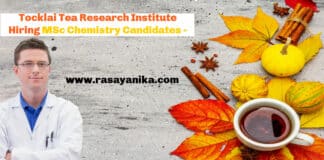 Tocklai Tea Research Institute Hiring MSc Chemistry Candidates - Applications Invited