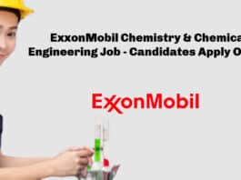 ExxonMobil Chemistry & Chemical Engineering Job - Apply Online