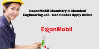 ExxonMobil Chemistry & Chemical Engineering Job - Apply Online