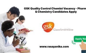 GSK Quality Control Chemist Vacancy – Pharma & Chemistry Candidates Apply GSK Quality Control Chemist Vacancy - Pharma & Chemistry Candidates Apply