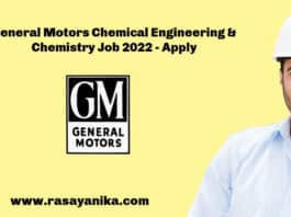 General Motors Chemical Engineering & Chemistry Job 2022 - Apply