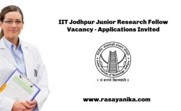 IIT Jodhpur Junior Research Fellow Vacancy – Applications Invited IIT Jodhpur Junior Research Fellow Vacancy - Applications Invited