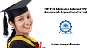 IITI PhD Admission Autumn 2022 Announced - Applications Invited