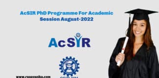 IMTECH AcSIR PhD Program 2022 Announced - Applications Invited